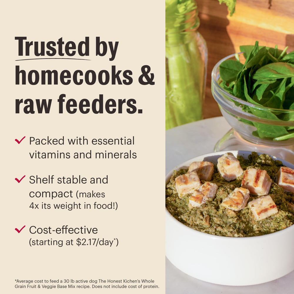 The Honest Kitchen – sans additifs artificiels ni céréales indésirables.