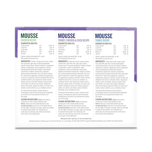 The Honest Kitchen mousse au lait de chèvre, texture crémeuse dans un bol.