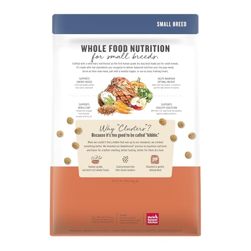 The Honest Kitchen L-Carnitine ajoutée pour soutenir le métabolisme des petits chiens.