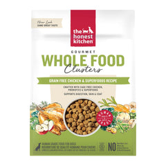 The Honest Kitchen Clusters poulet grain-free en sachet d’essai 1-lb, prêt à goûter