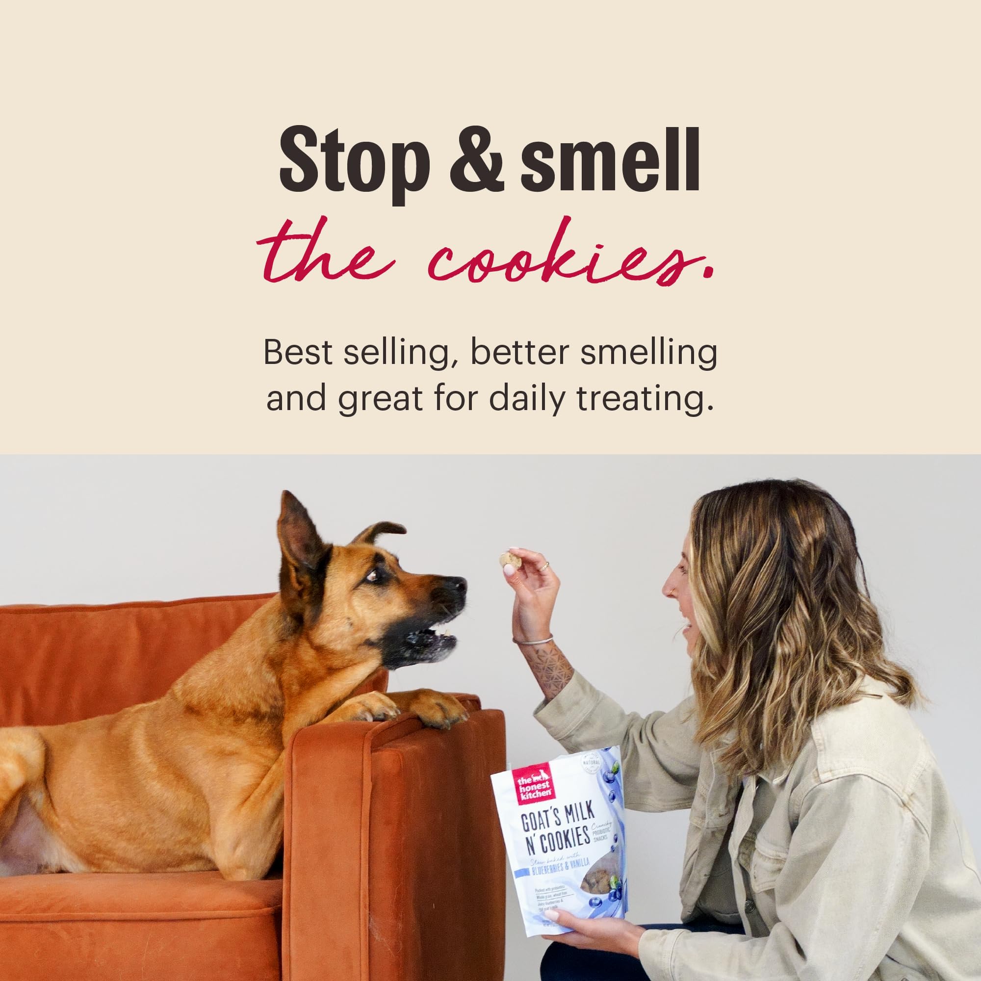 The Honest Kitchen – Convient pour chiots et chiens adultes, biscuit adapté