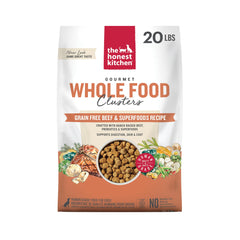 The Honest Kitchen croquettes chien boeuf sans cereales 20lb, repas complet et savoureux.