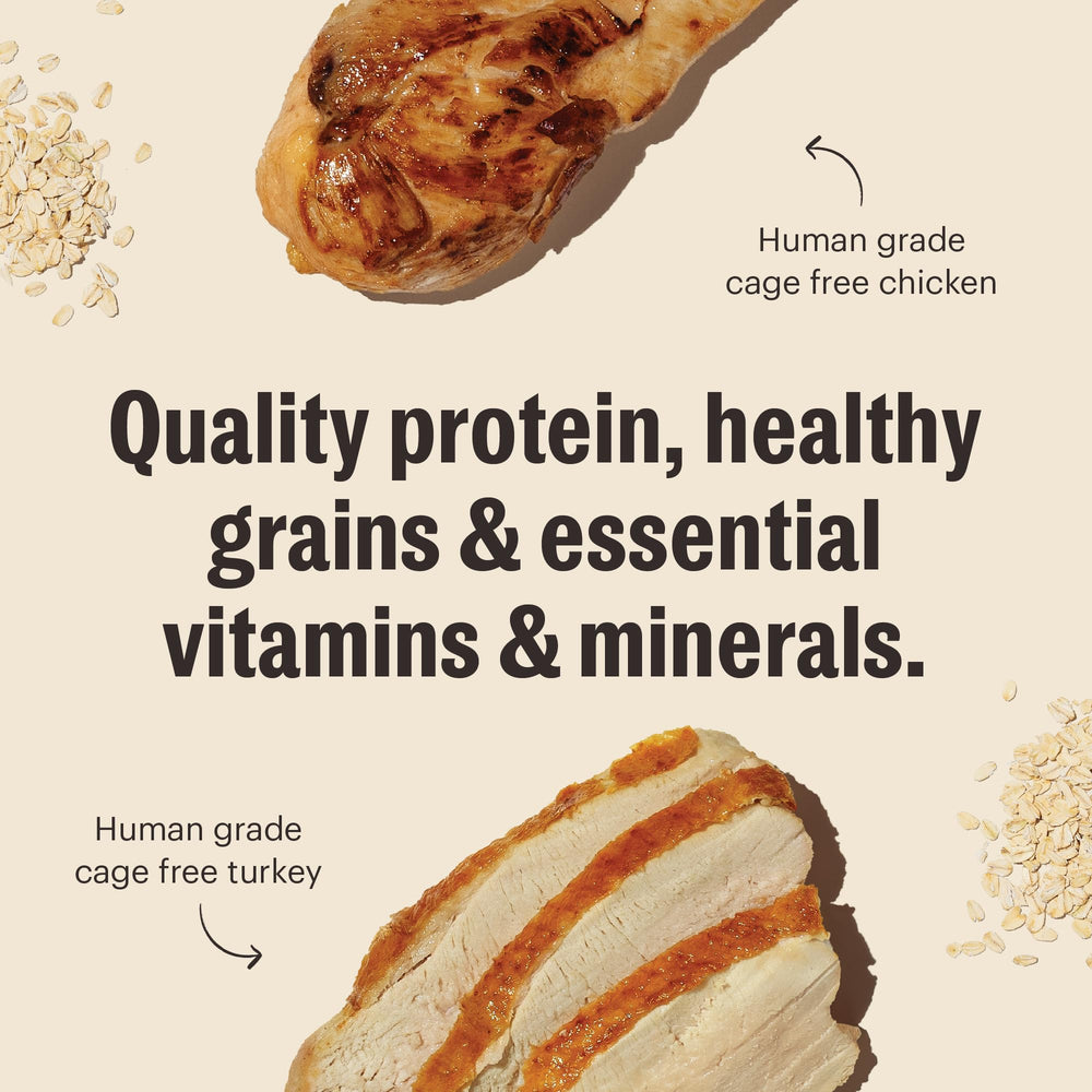 The Honest Kitchen Essential Clusters sans OGM ni additifs artificiels.