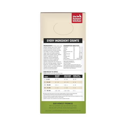The Honest Kitchen Wholemade Senior, étape réhydratation à l'eau pour une texture riche.