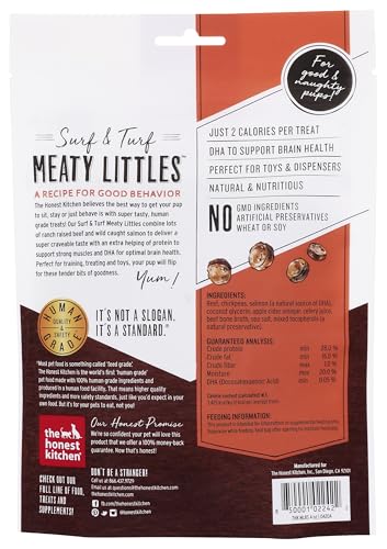 The Honest Kitchen Meaty Littles Entrainement – DHA soutient le cerveau et la concentration