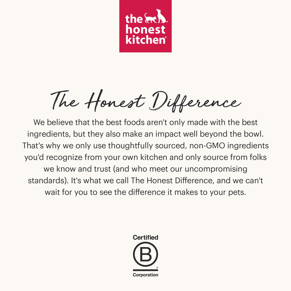 The Honest Kitchen Mince Chat – Sans céréales, convenant aux chats sensibles et exigeants.
