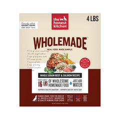The Honest Kitchen Wholemade — repas chien boeuf-saumon rapide et complet.