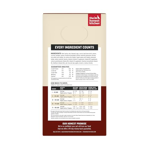 The Honest Kitchen Wholemade — préparation rapide avec eau chaude et bouillon.
