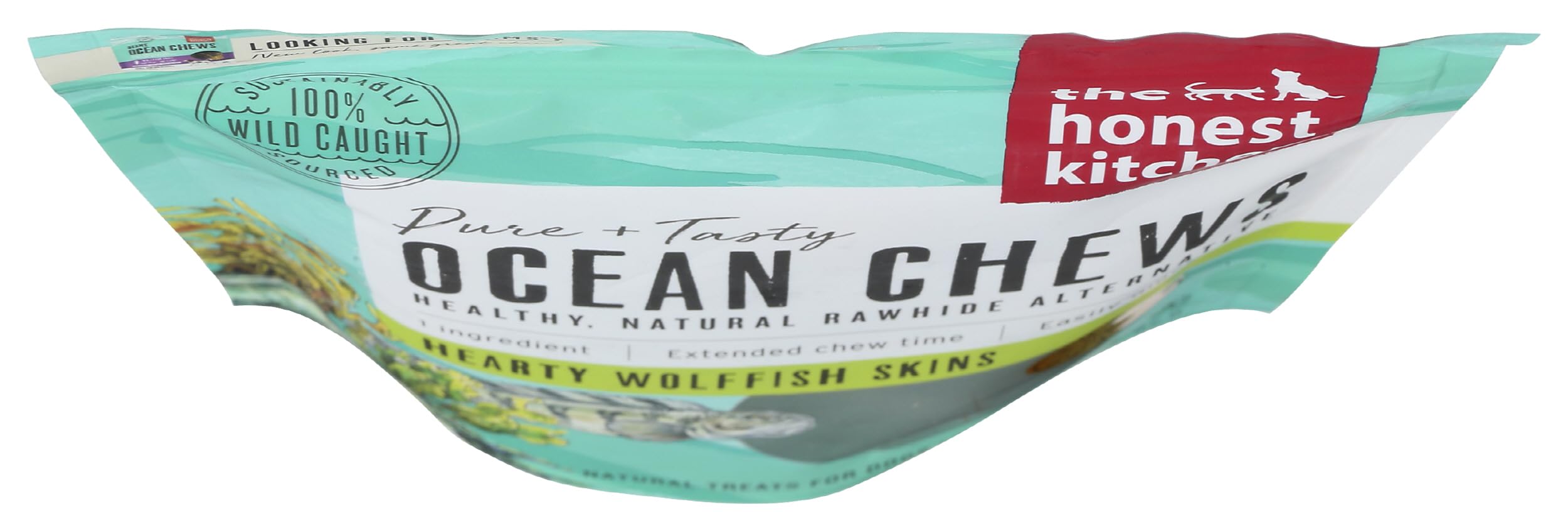 The Honest Kitchen Ocean Chews – riches en oméga-3, peau hydratée et pelage brillant.