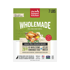The Honest Kitchen poulet fermier sans grains pour chien, repas complet et savoureux.