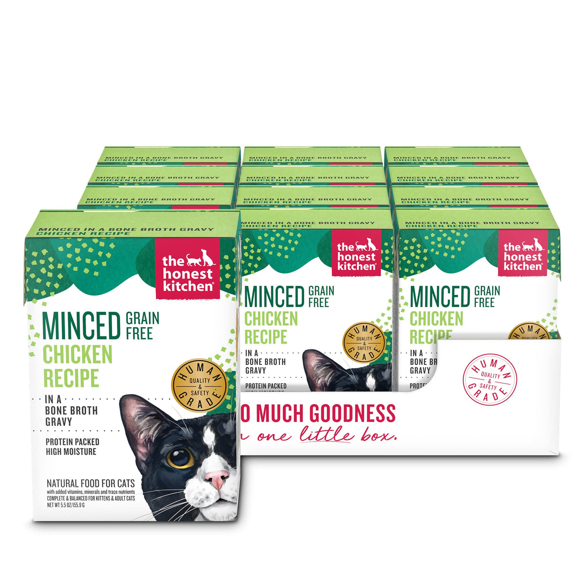 The Honest Kitchen Poulet Haché en Bouillon Os – gros plan sur texture riche pour repas attrayant