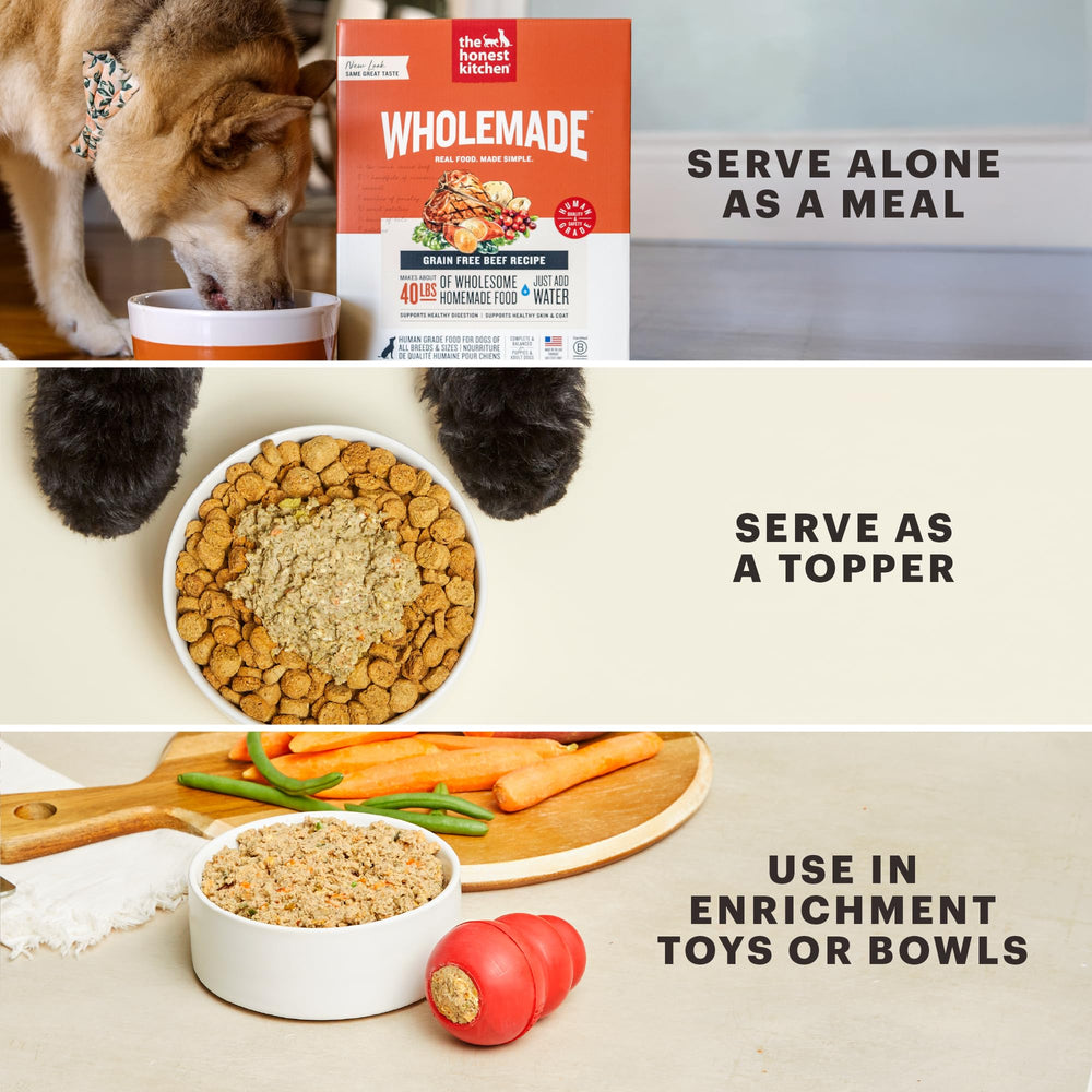 The Honest Kitchen — préparation en 3 minutes, pratique pour les repas quotidiens.