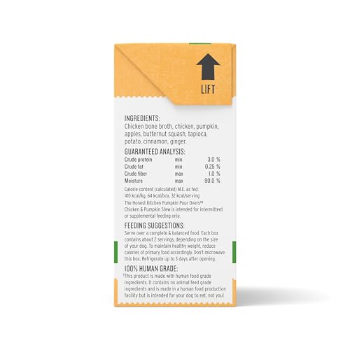 The Honest Kitchen Pumpkin Pour Overs servi dans bol pour chien