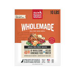The Honest Kitchen WholeMade boeuf sans cereales; repas principal nutritif et savoureux