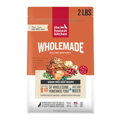 The Honest Kitchen Wholemade boeuf sans-grains : repas complet et digestible pour chien.