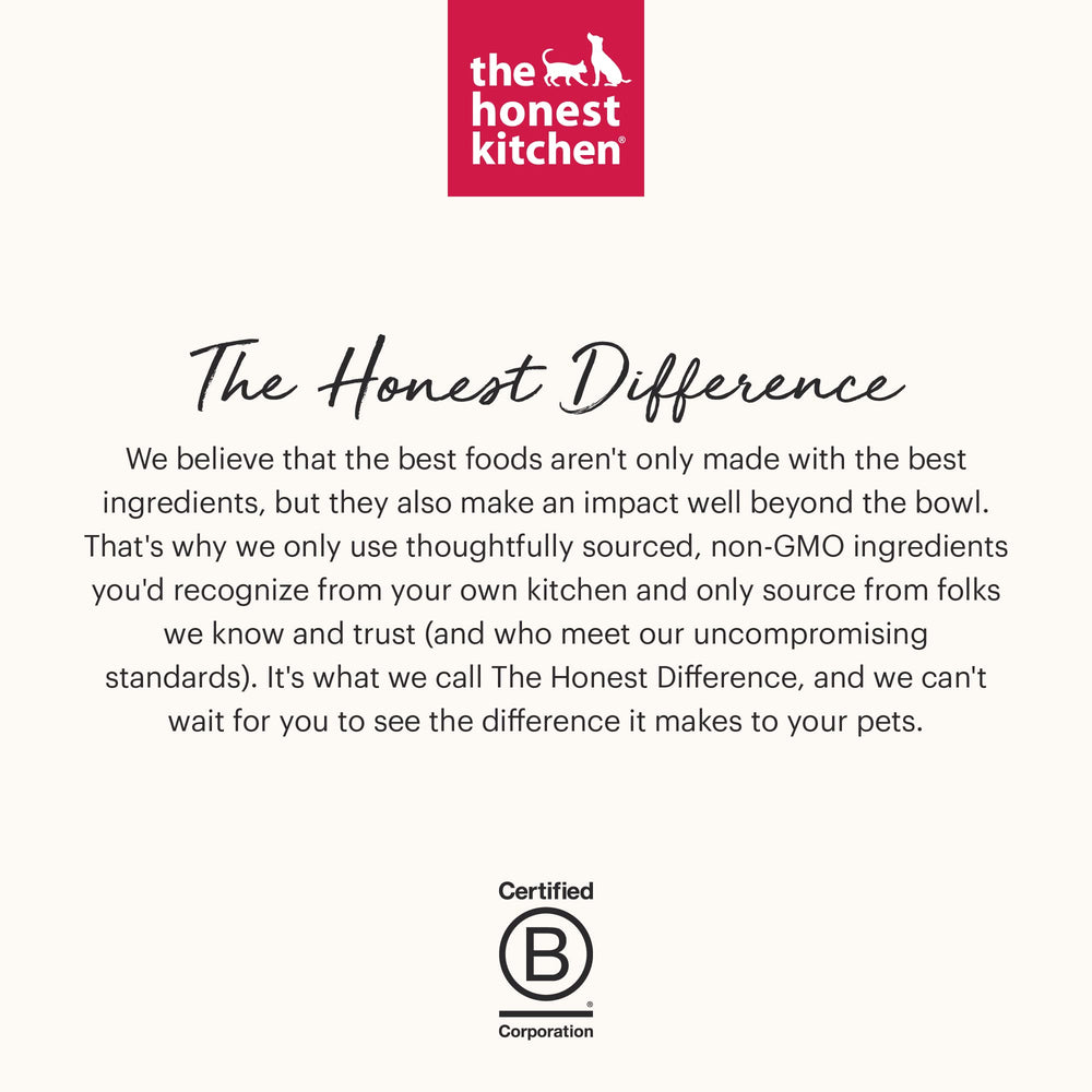 The Honest Kitchen WholeMade préparation rapide en 3 minutes avant le repas.