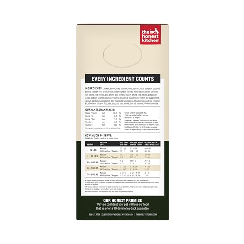 The Honest Kitchen Wholemade – grains entiers et protéines poulet et canard