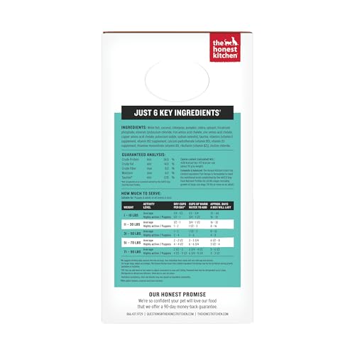 The Honest Kitchen Wholemade réhydratation rapide du poisson pour chien