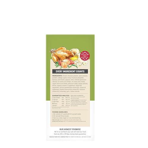 The Honest Kitchen WholeMade poulet élevé en cage, source de protéines délicates pour chiens.
