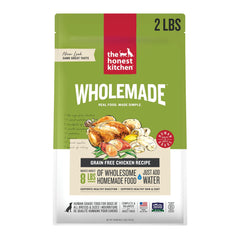 The Honest Kitchen WholeMade poulet élevé sans cage, repas maison pratique et nutritif.