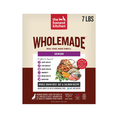 The Honest Kitchen Wholemade Senior, repas complet au boeuf, avoine et saumon séché.
