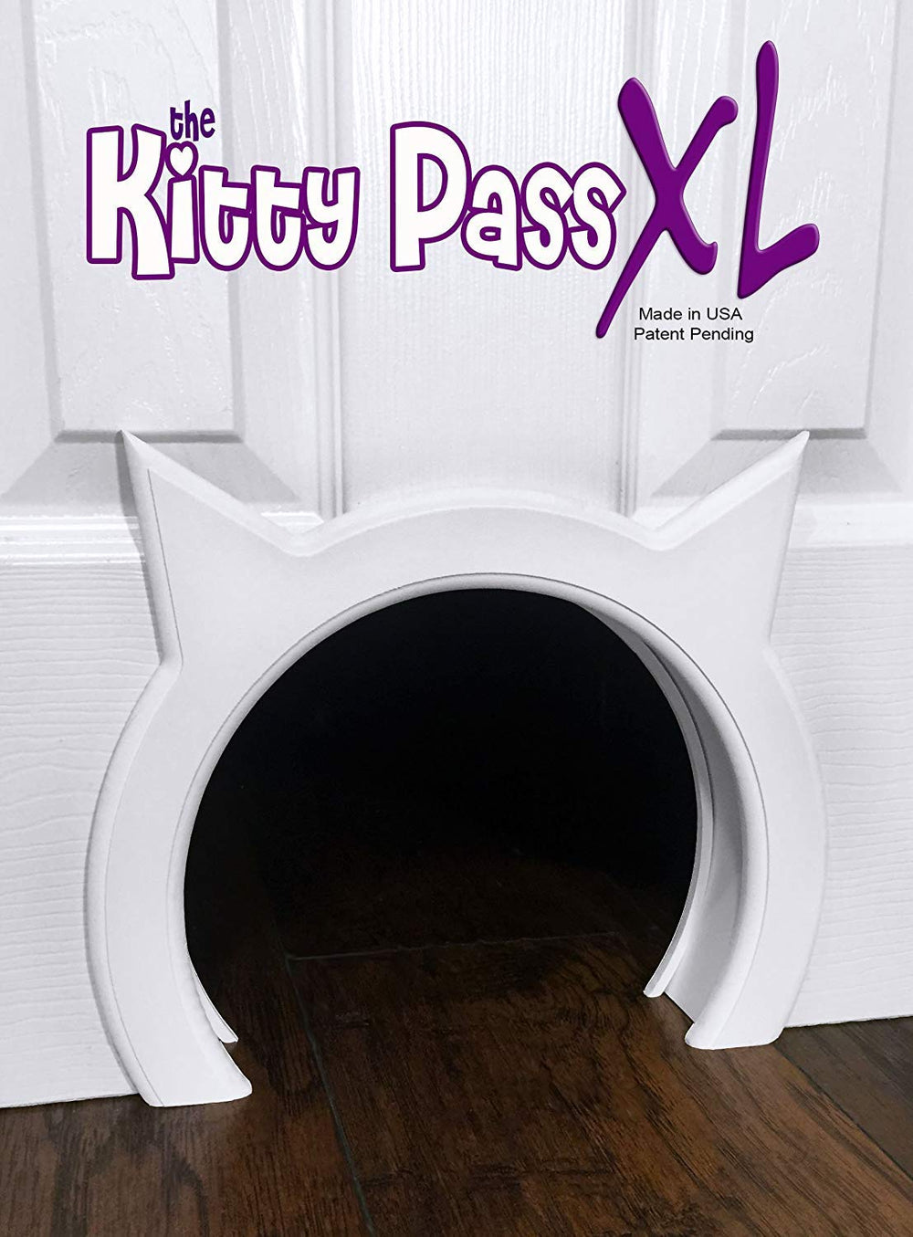 The Kitty Pass XL finition semi-brillante: porte prête à peindre pour s’adapter à la déco.