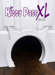 The Kitty Pass XL finition semi-brillante: porte prête à peindre pour s’adapter à la déco.