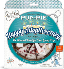 The Lazy Dog Cookie Co Pup-Pie Original en boîte, célébration sans gâchis, partage facile.