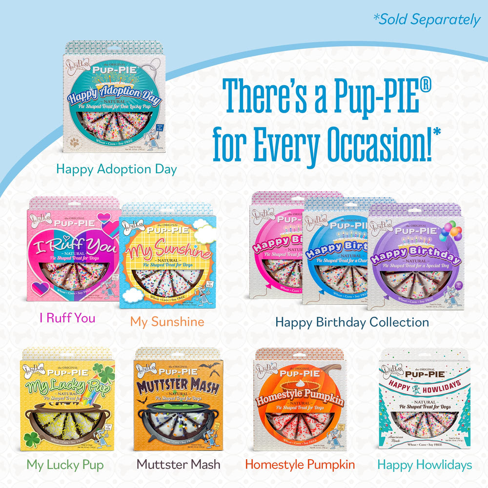 Dix biscuits Pup-Pie pour partager lors d’un événement spécial.