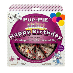 The Lazy Dog Pup-Pie emballage attractif, parfait pour offrir lors d anniversaires canins.