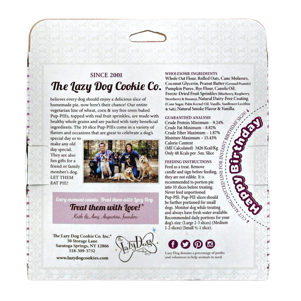 The Lazy Dog Pup-Pie morceau, bouchée savoureuse idéale pour célébrer l anniversaire.