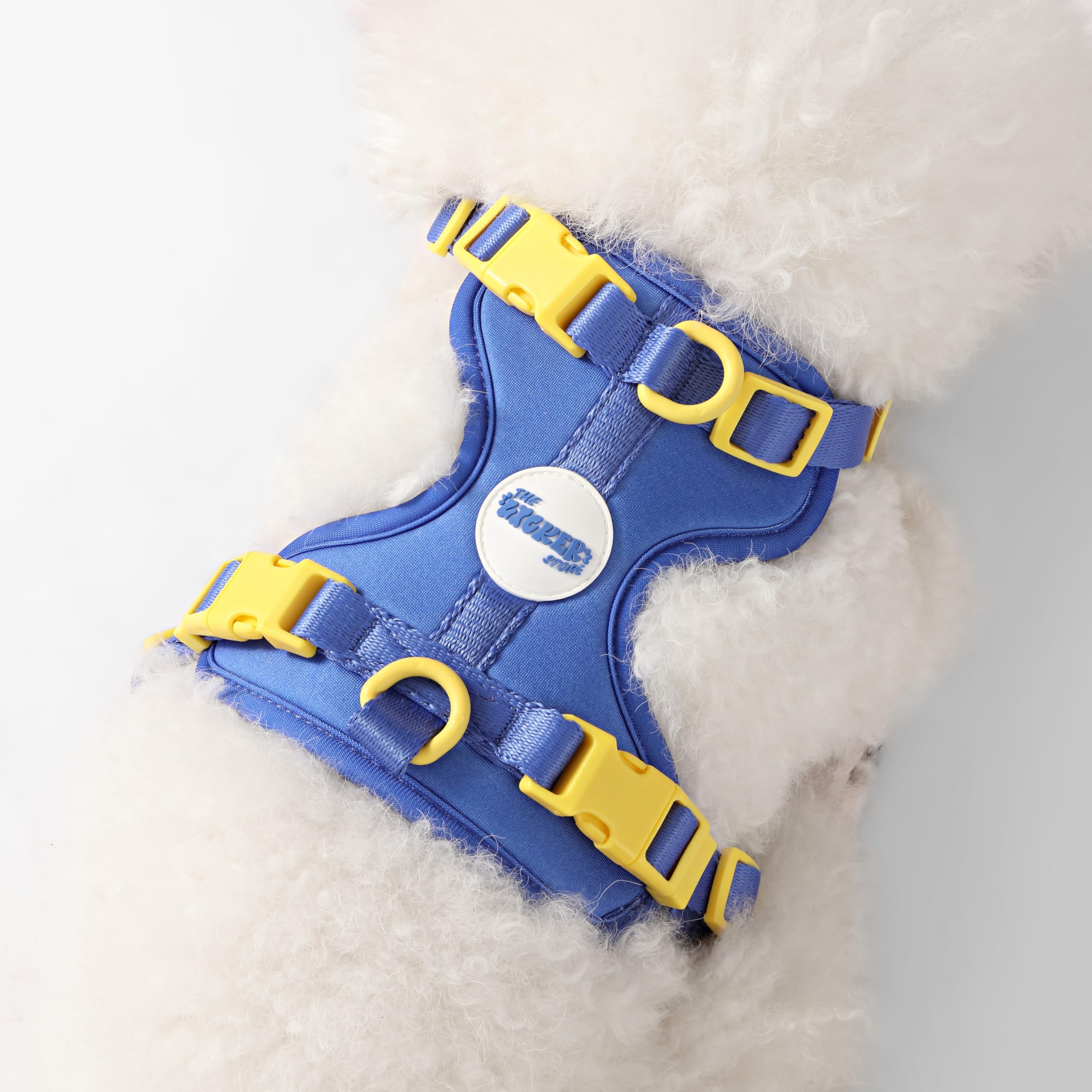 Harnais Arlo disponible en 14 couleurs pour personnaliser les promenades.
