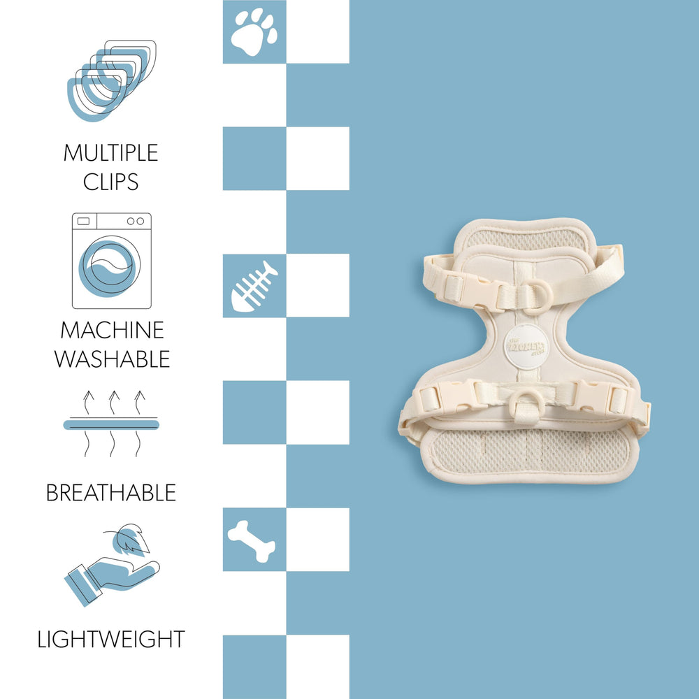 Harnais Arlo THE LICKER STORE, nylon durable et lavable pour petit animal.