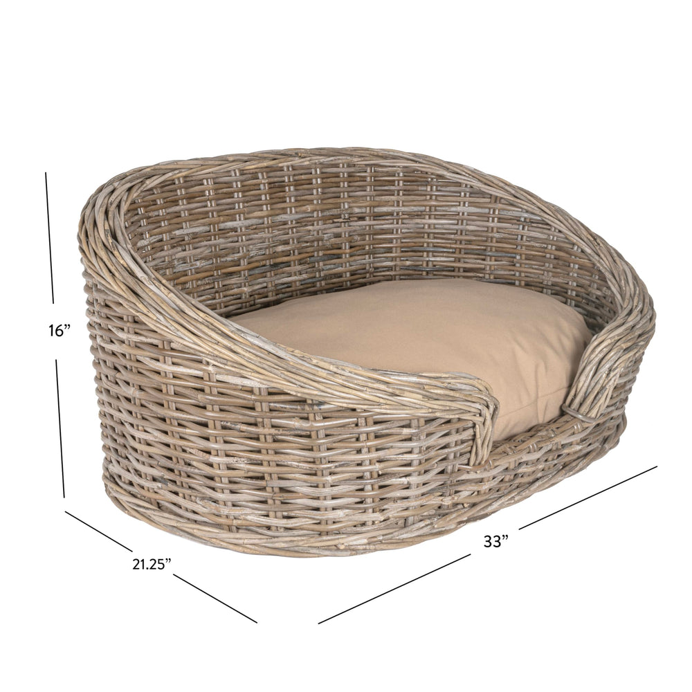 THE LICKER STORE lit chien jusqu'à 15 kg, parfait pour tailles moyennes.