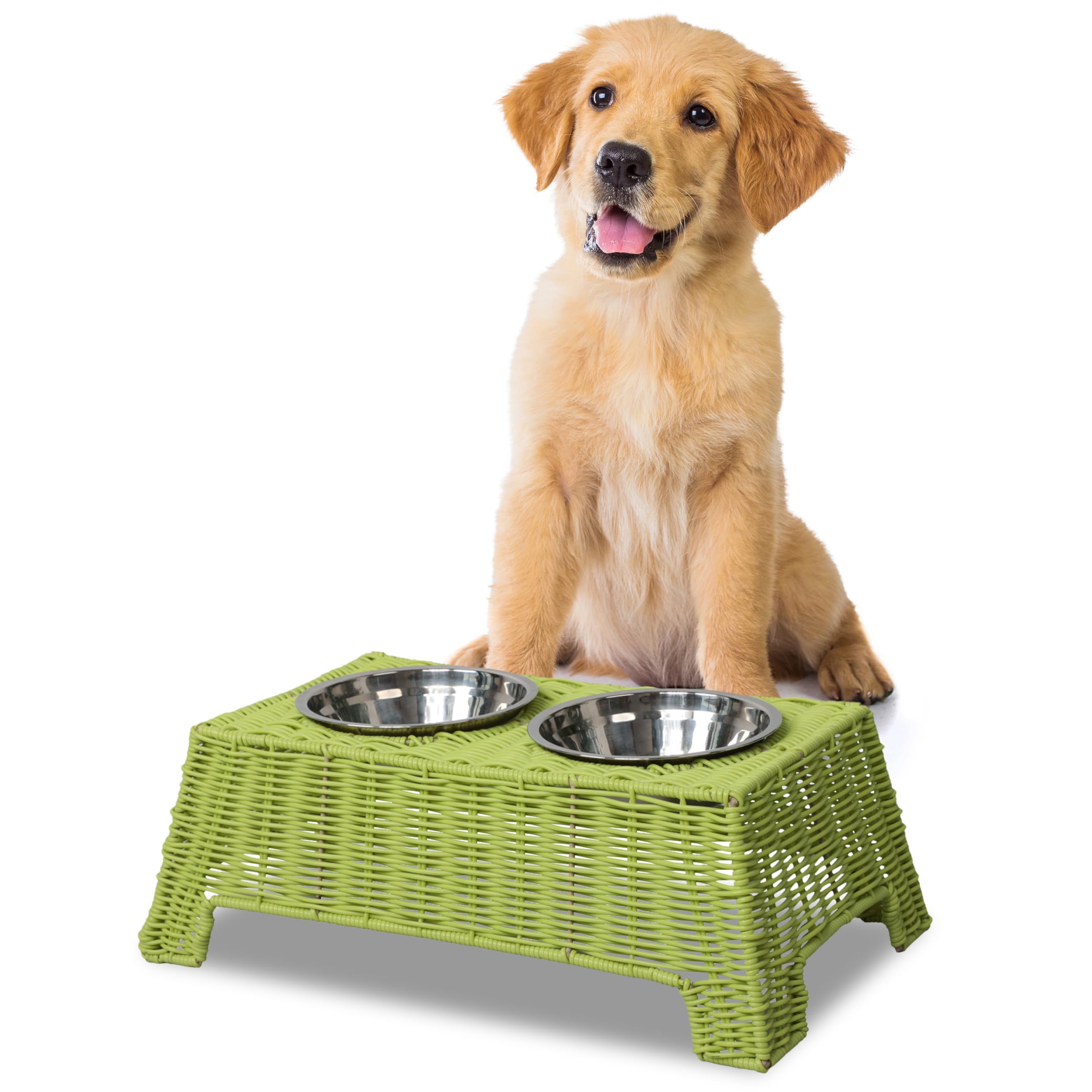 The LICKER STORE Serenity portee elevee avec bol inox amovible pour nettoyage facile
