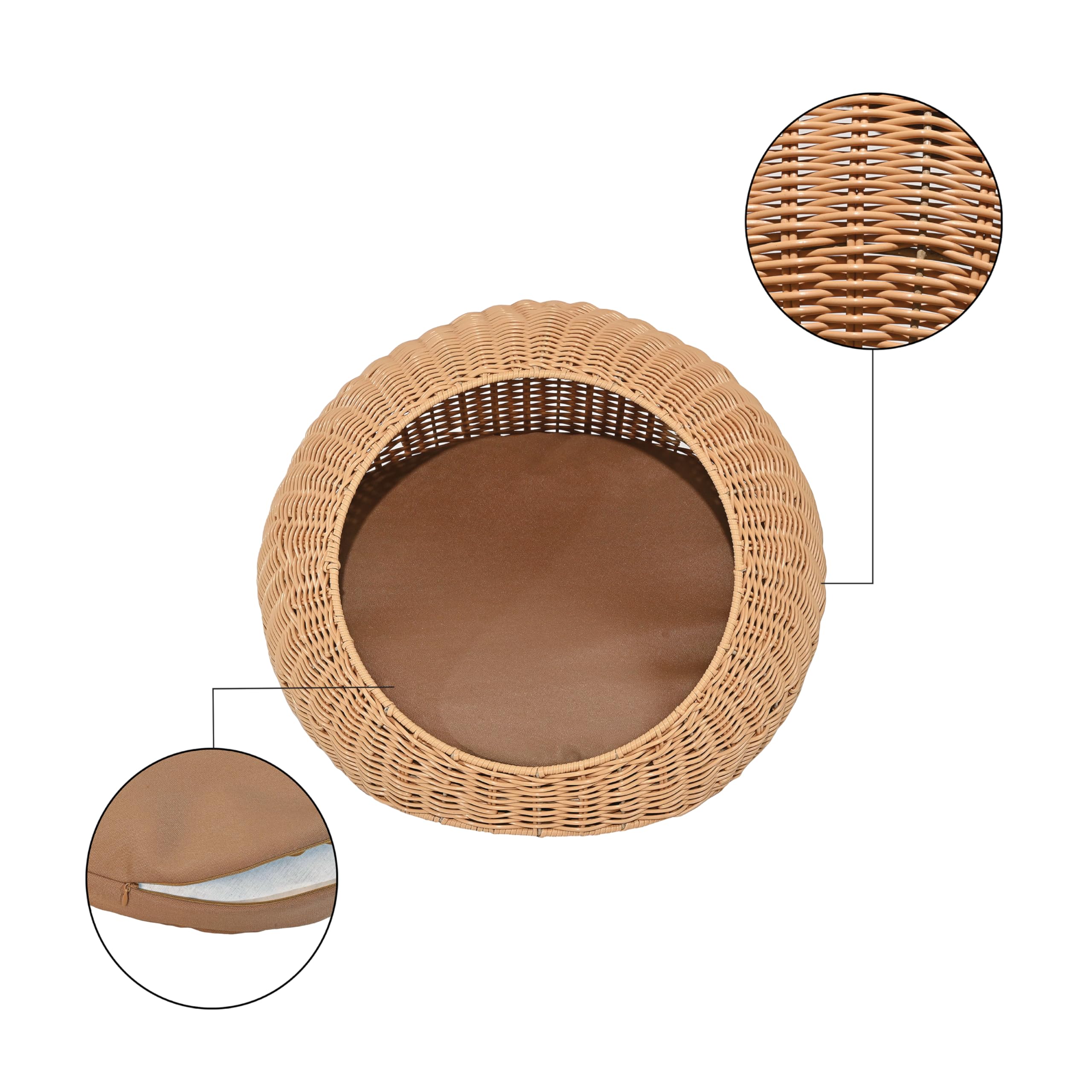 THE LICKER STORE Fiora dimensions 19,5 x 18 pouces, adapté aux petits animaux