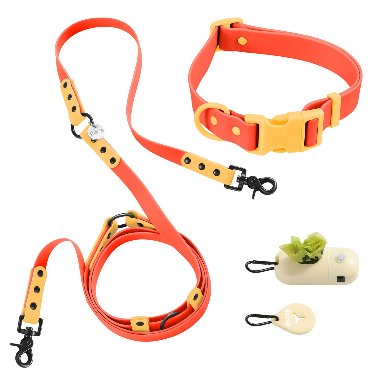 THE LICKER STORE Luna Large laisse 8 pieds pour promenades mains-libres.