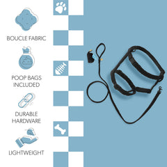 Pochette pour sacs à crottes noire THE LICKER STORE, rangement pratique et accessible.