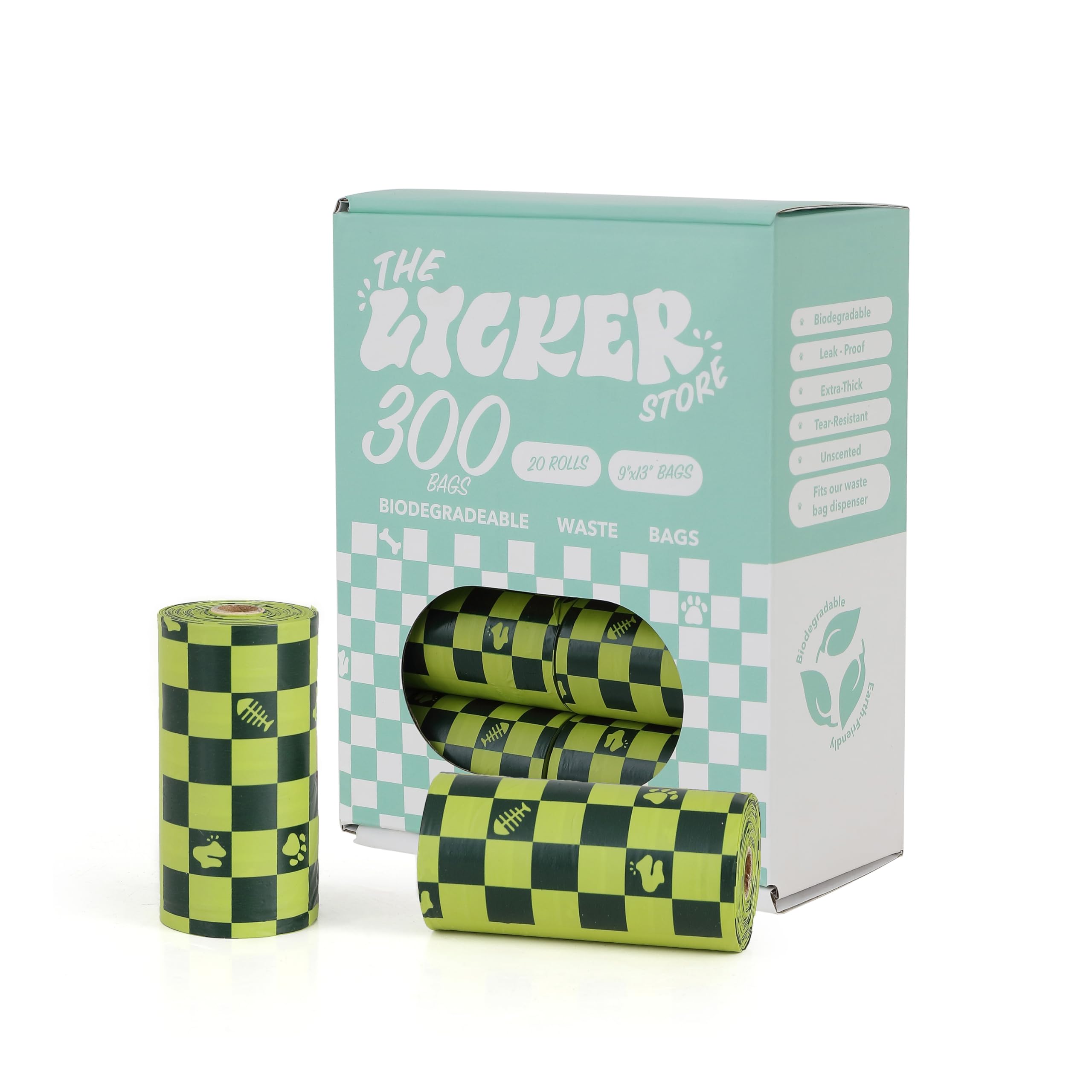 Sacs-poubelle canins biodégradables THE LICKER STORE, pratique et respectueux de l'environnement