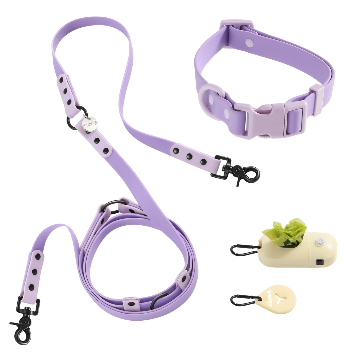 THE LICKER STORE Luna – laisse de 8 pieds pour promenades mains libres et confort.