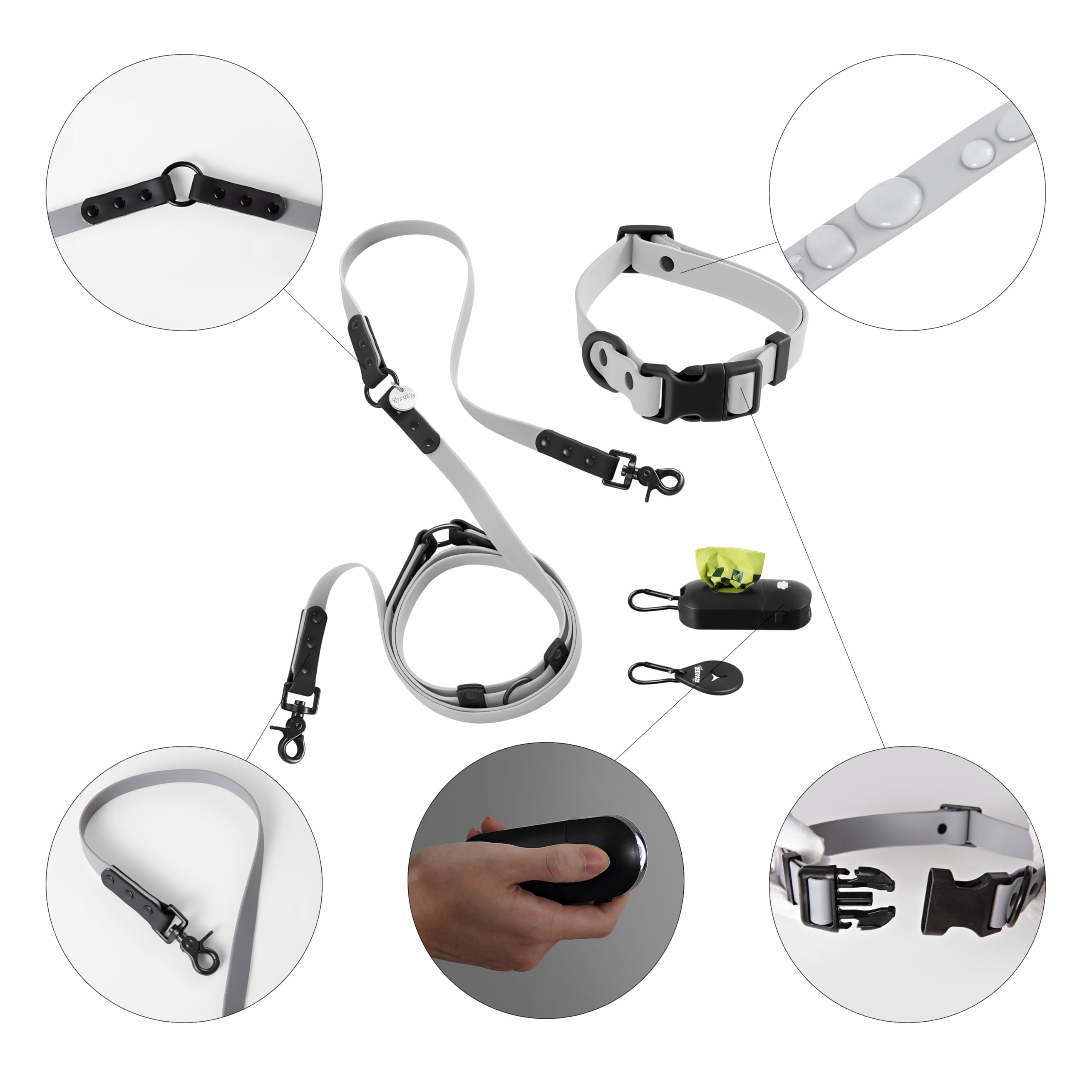 Marque THE LICKER STORE WLK1005N-5SET Phare lumineux rechargeable pour sorties nocturnes