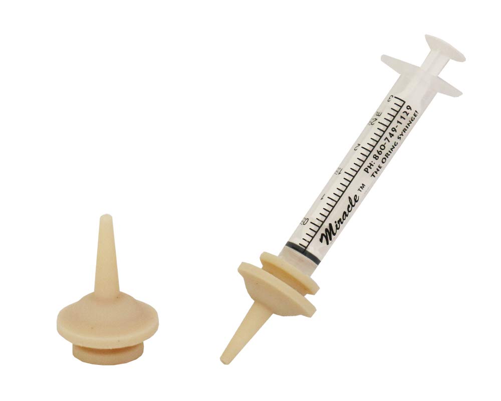 Le Miracle Nipple Original avec seringue ORing pour nourrir les petits animaux en sécurité