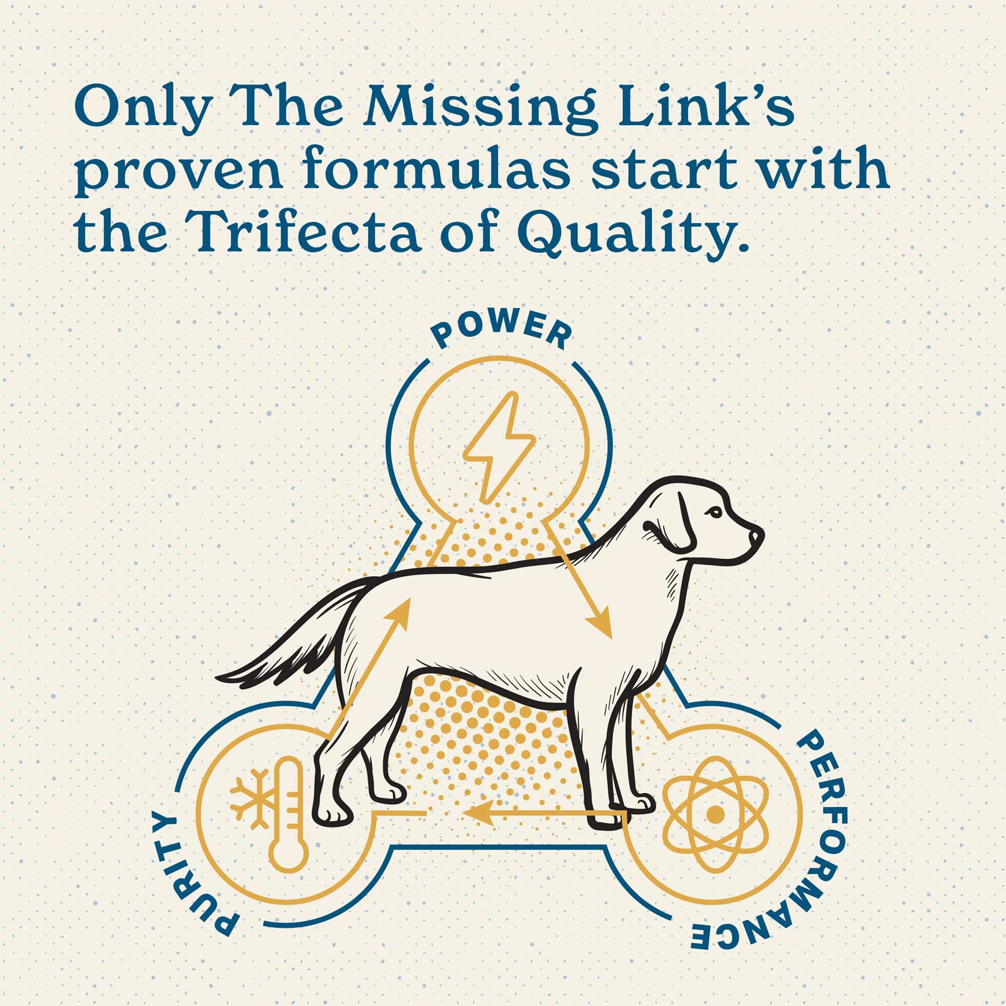 The Missing Link chiot – absorption améliorée grâce aux probiotiques