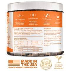 Sans colorants ni aromes artificiels, The Missing Link Collagen Care respecte les chiens