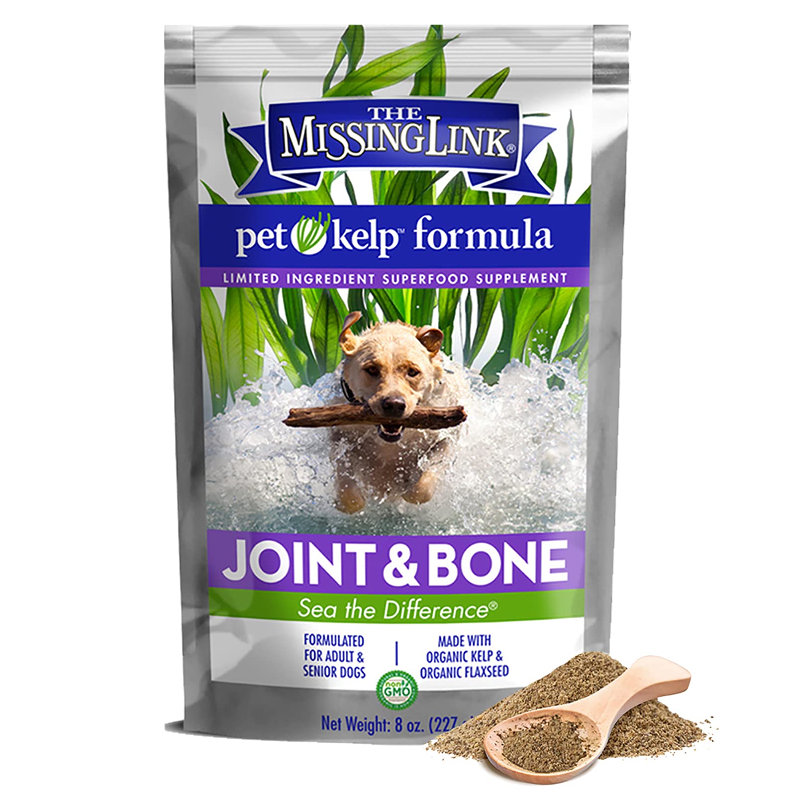 The Missing Link Poudre Kelp Articulations: soutien mobilité canine.