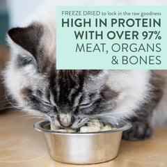 The New Zealand Natural Pet Food Co Meow Duck – ingrédients naturels et durables pour chats.