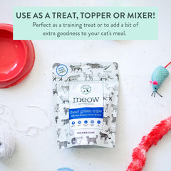 MEOW The New Zealand Natural Pet Food Co : topper pour repas, boost nutritionnel sans effort.