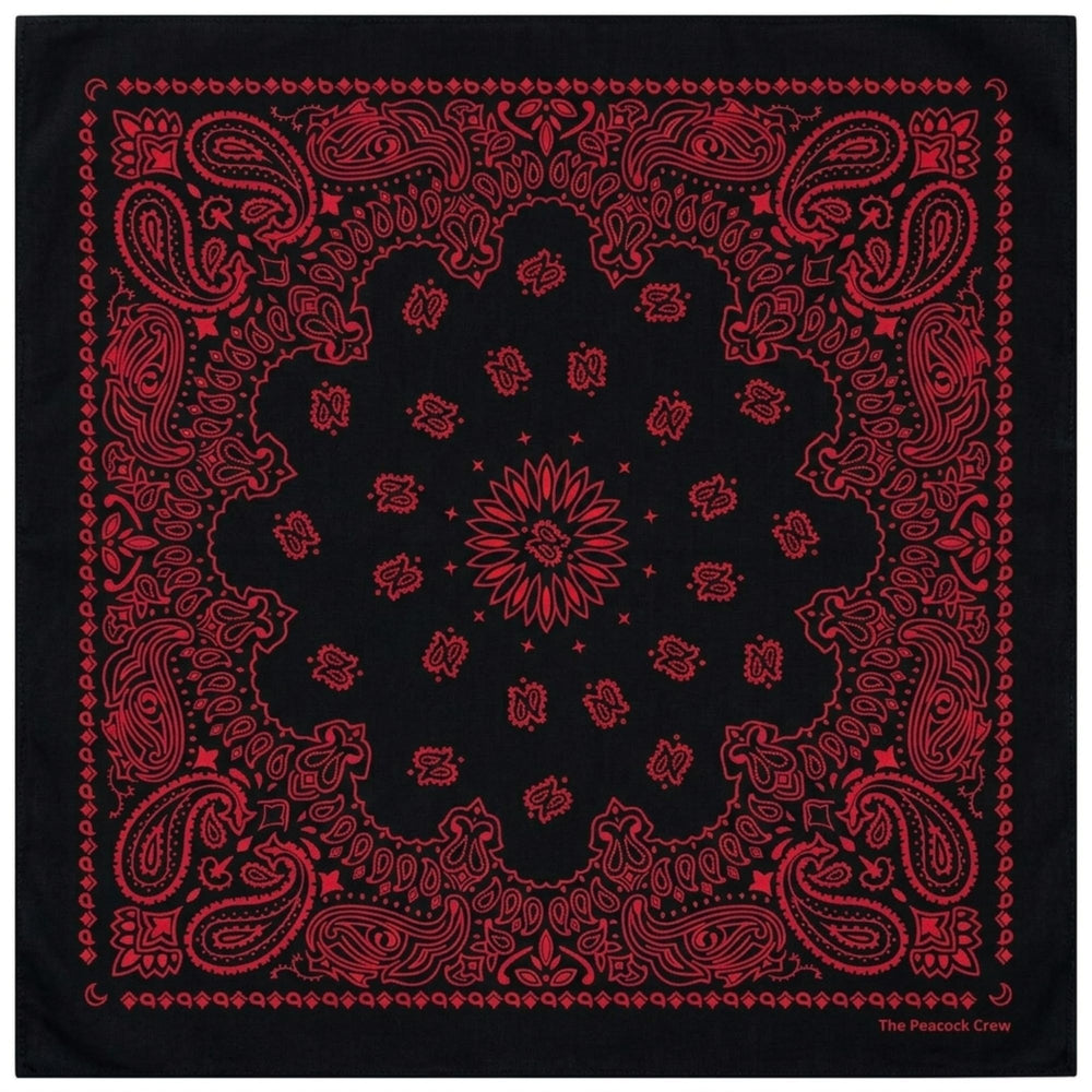 Dimensions 22 x 22 pouces The Peacock Crew – carré polyvalent pour divers styles.