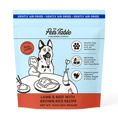 The Pets Table: portion agneau et boeuf sur riz brun pour chiens actifs