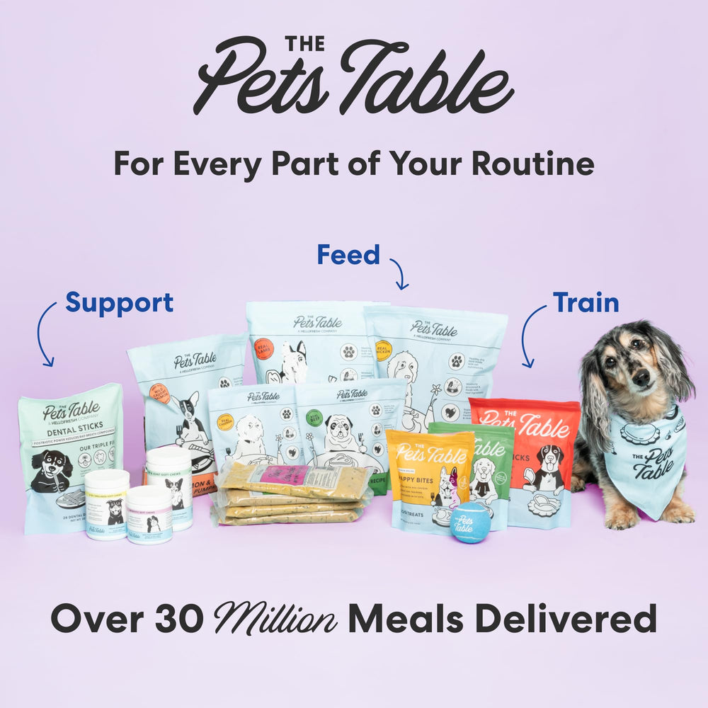 Option pratique The Pets Table pour l’entraînement quotidien.